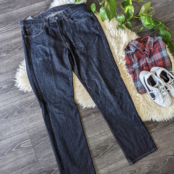 LEVI'S - 514™ (35x32) STRAIGHT FITFLEX JEANS Dark Indigo - Picture 6 of 11